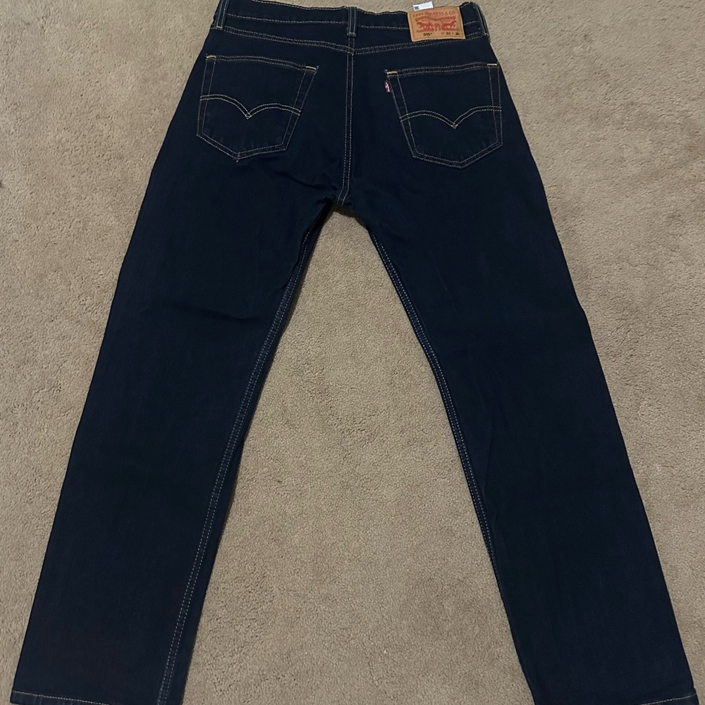 Levi's 505 dark blue Straight Jeans Classic Design